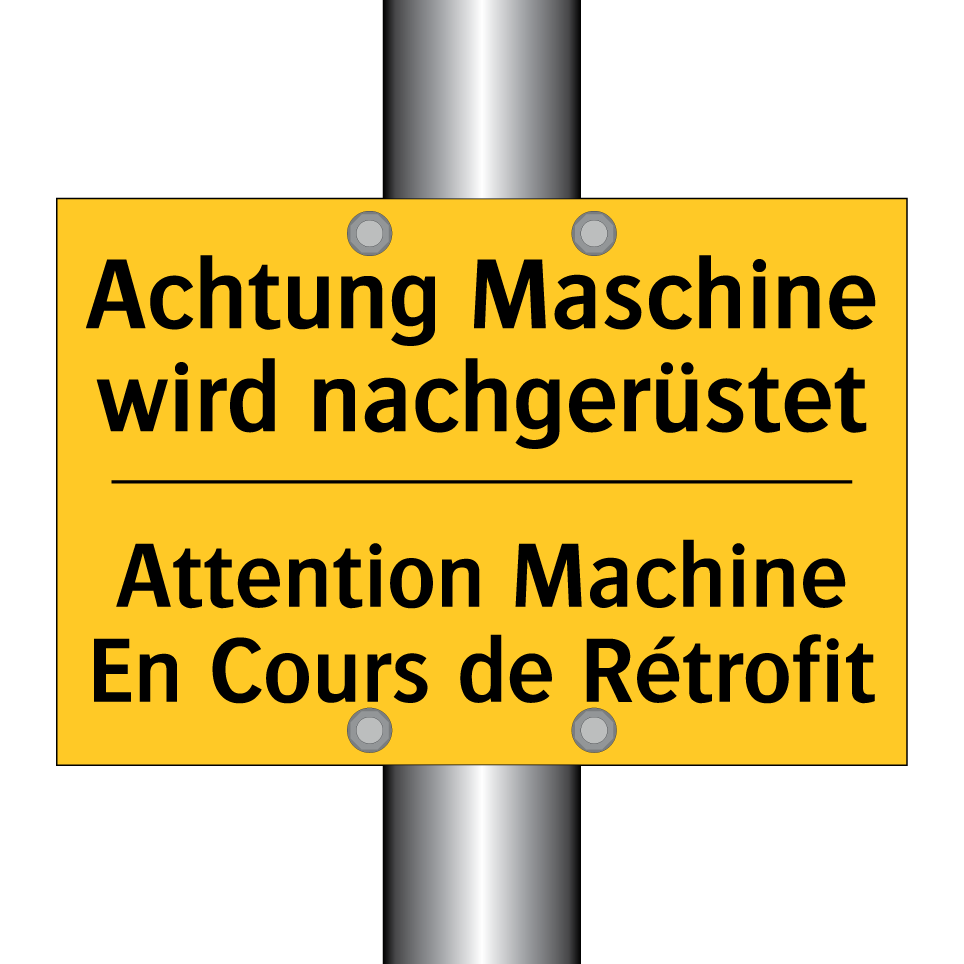 Achtung Maschine wird nachgerüstet /.../ - Attention Machine En Cours de /.../