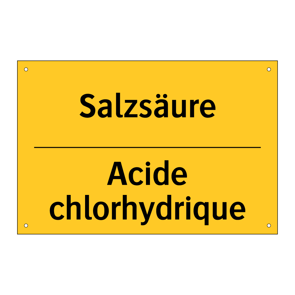 Salzsäure - Acide chlorhydrique