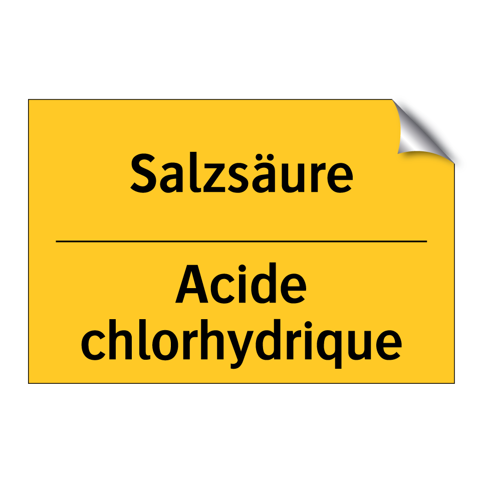 Salzsäure - Acide chlorhydrique