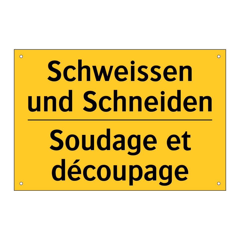 Schweissen und Schneiden - Soudage et découpage