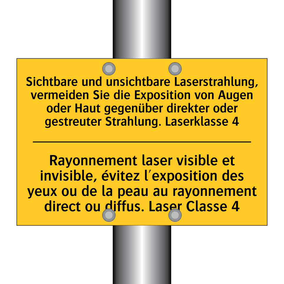 Sichtbare und unsichtbare Laserstrahlung, /.../ - Rayonnement laser visible et invisible, /.../