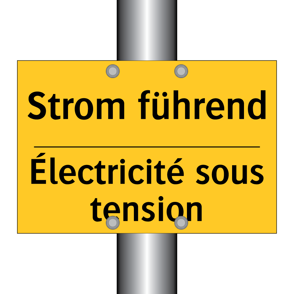 Strom führend - Électricité sous tension