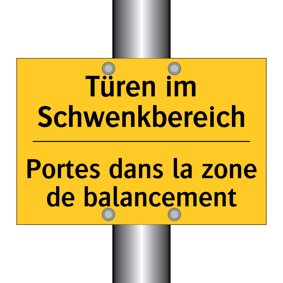 Türen im Schwenkbereich - Portes dans la zone de balancement /.../