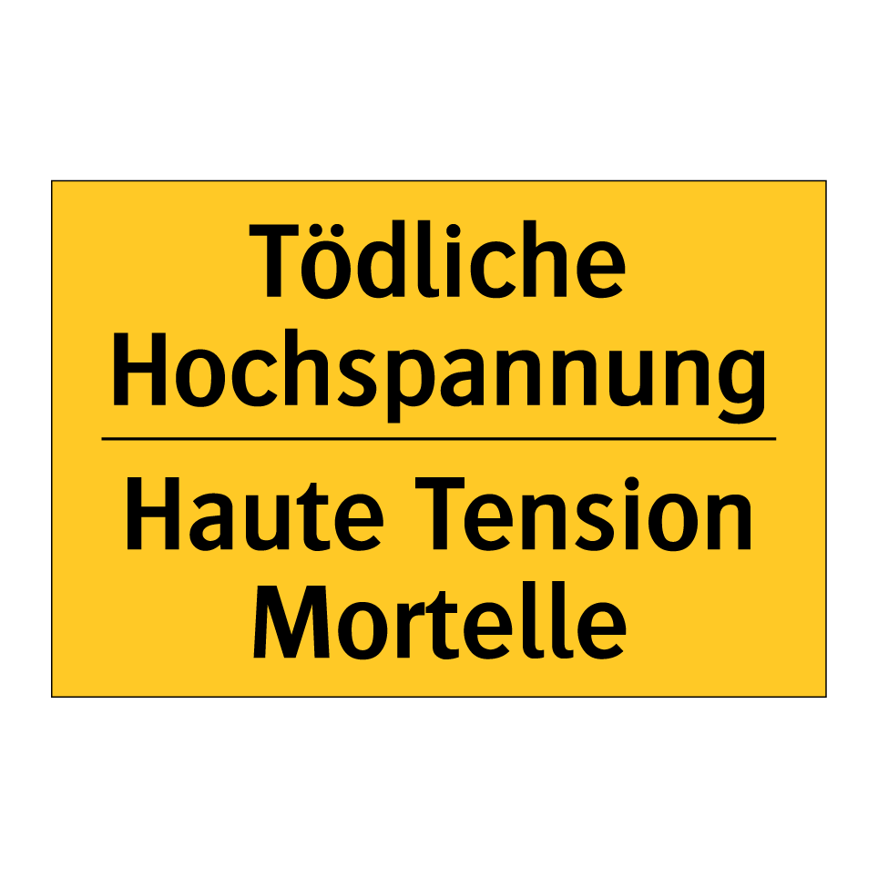 Tödliche Hochspannung - Haute Tension Mortelle