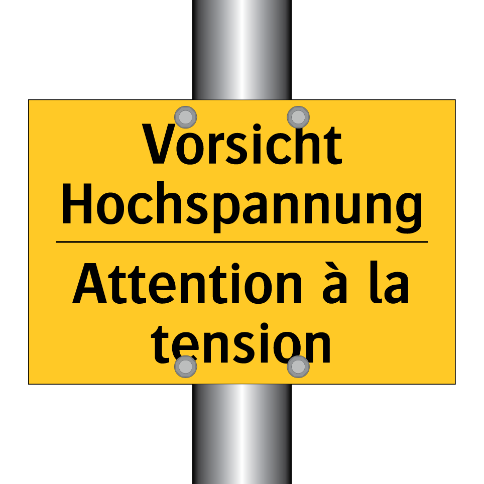 Vorsicht Hochspannung - Attention à la tension