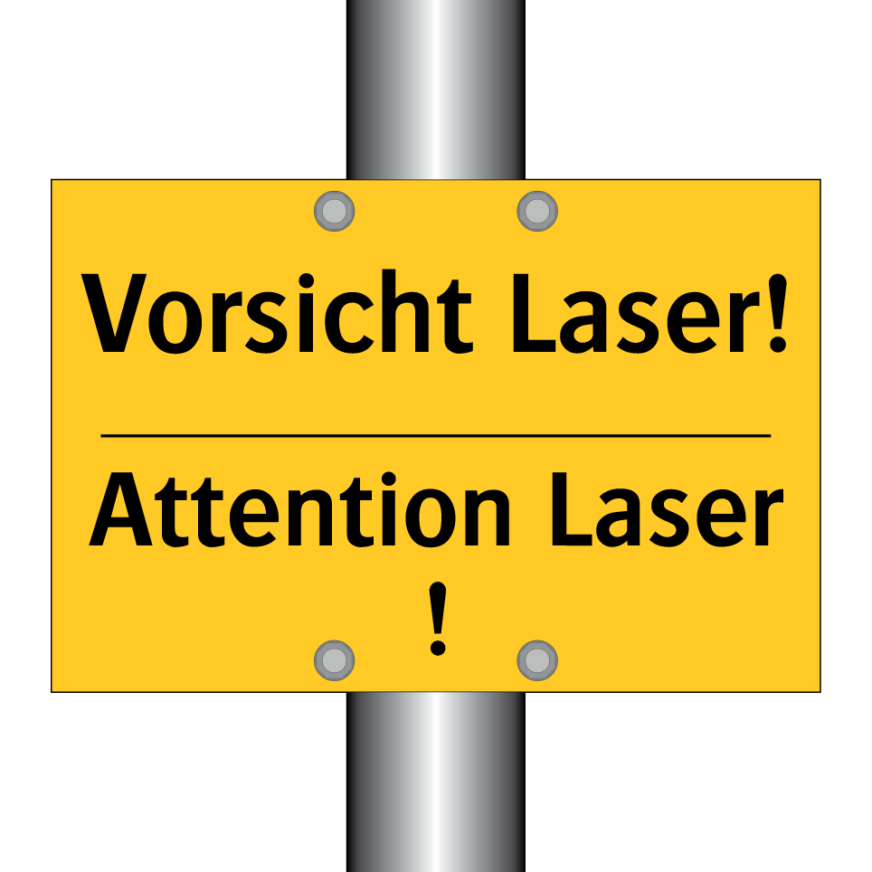 Vorsicht Laser! - Attention Laser !