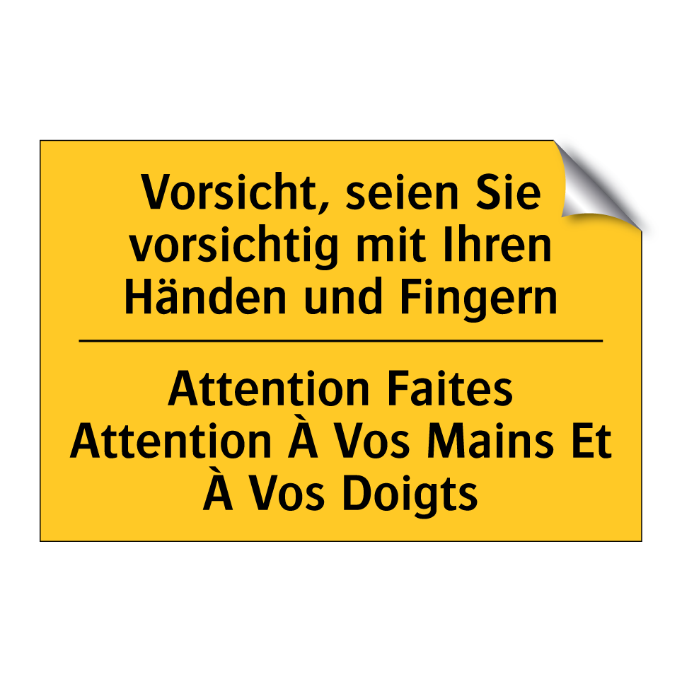 Vorsicht, seien Sie vorsichtig /.../ - Attention Faites Attention À Vos /.../