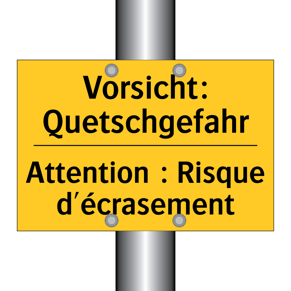 Vorsicht: Quetschgefahr - Attention : Risque d'écrasement /.../