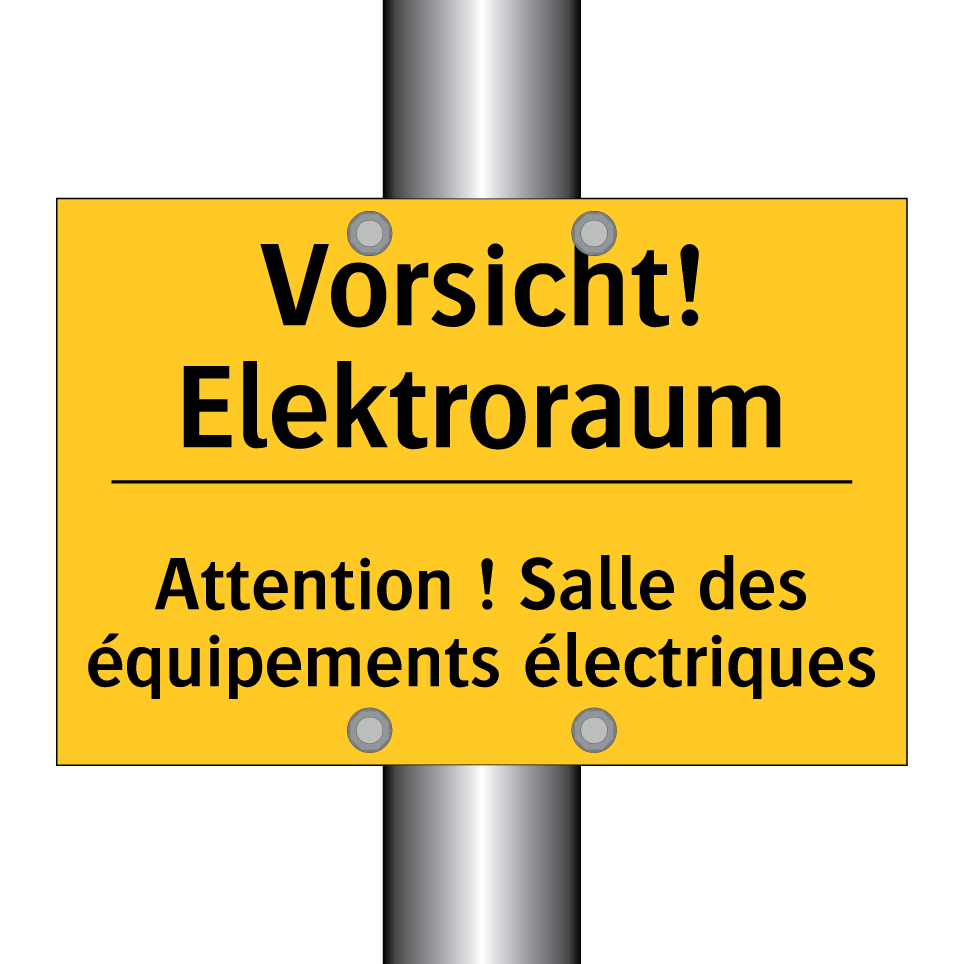Vorsicht! Elektroraum - Attention ! Salle des équipements /.../