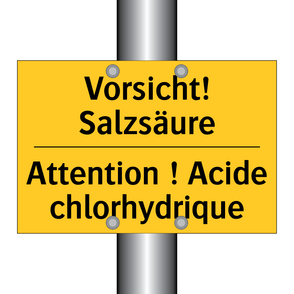 Vorsicht! Salzsäure - Attention ! Acide chlorhydrique /.../