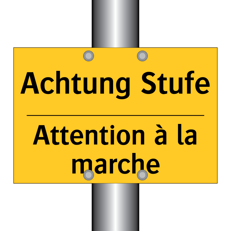 Achtung Stufe - Attention à la marche