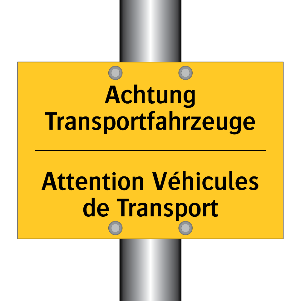 Achtung Transportfahrzeuge - Attention Véhicules de Transport /.../