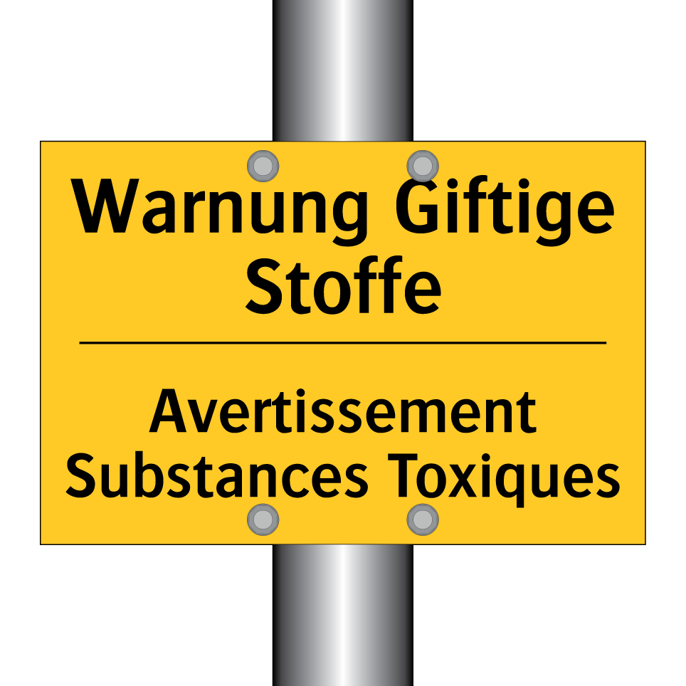 Warnung Giftige Stoffe - Avertissement Substances Toxiques /.../