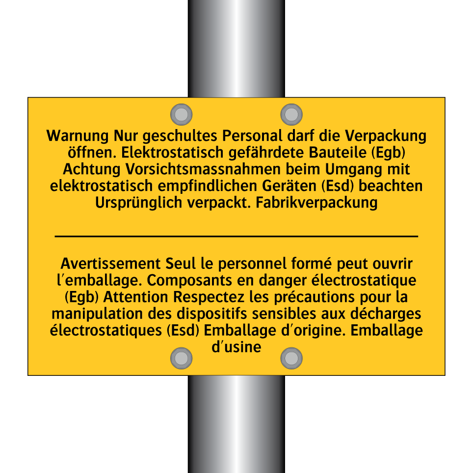 Warnung Nur geschultes Personal /.../ - Avertissement Seul le personnel /.../