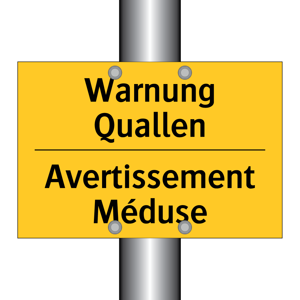 Warnung Quallen - Avertissement Méduse