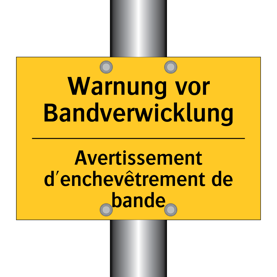 Warnung vor Bandverwicklung - Avertissement d'enchevêtrement /.../