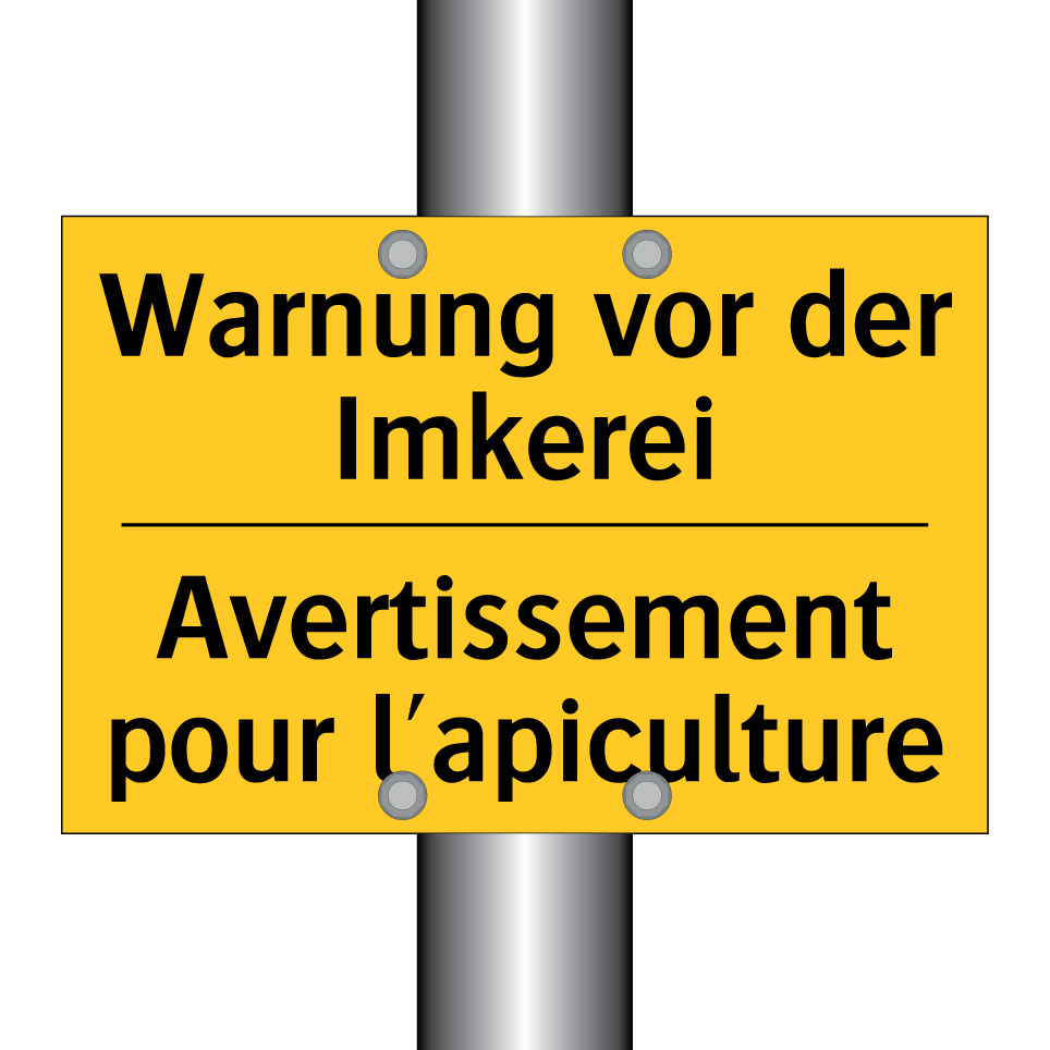 Warnung vor der Imkerei - Avertissement pour l'apiculture /.../