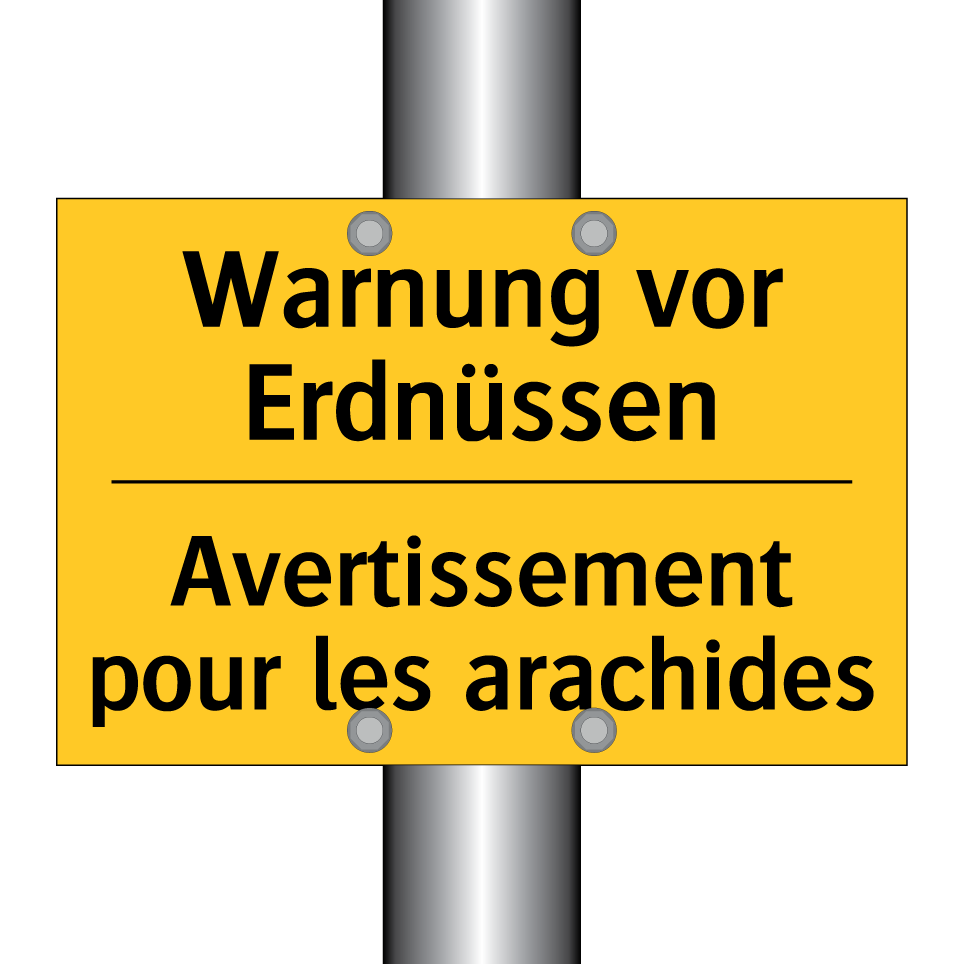 Warnung vor Erdnüssen - Avertissement pour les arachides /.../
