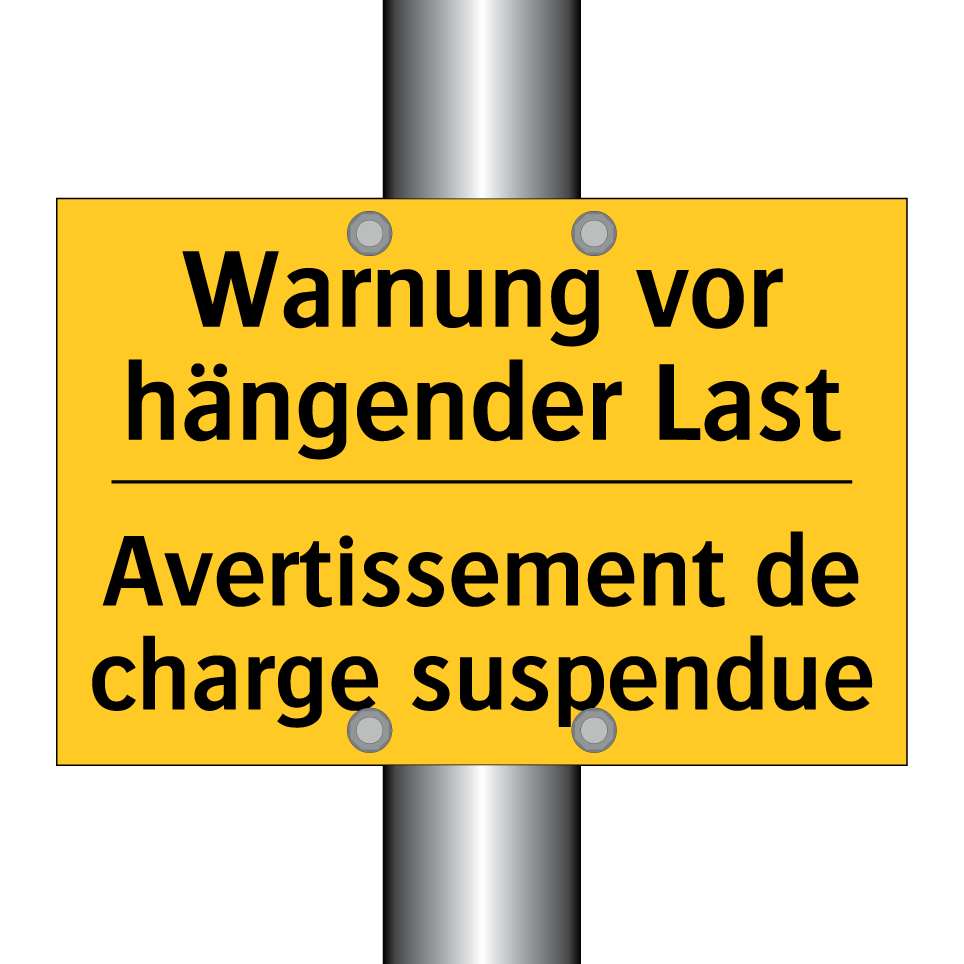 Warnung vor hängender Last - Avertissement de charge suspendue /.../