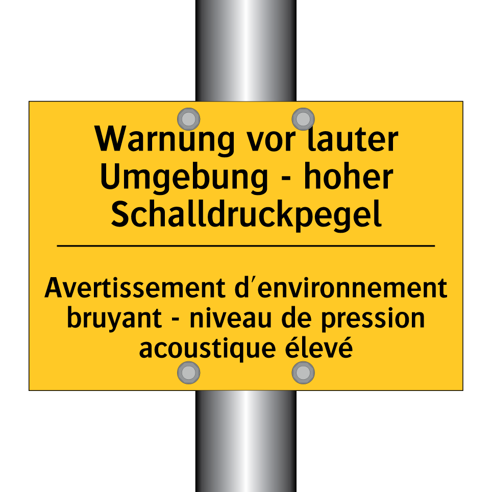 Warnung vor lauter Umgebung - /.../ - Avertissement d'environnement /.../