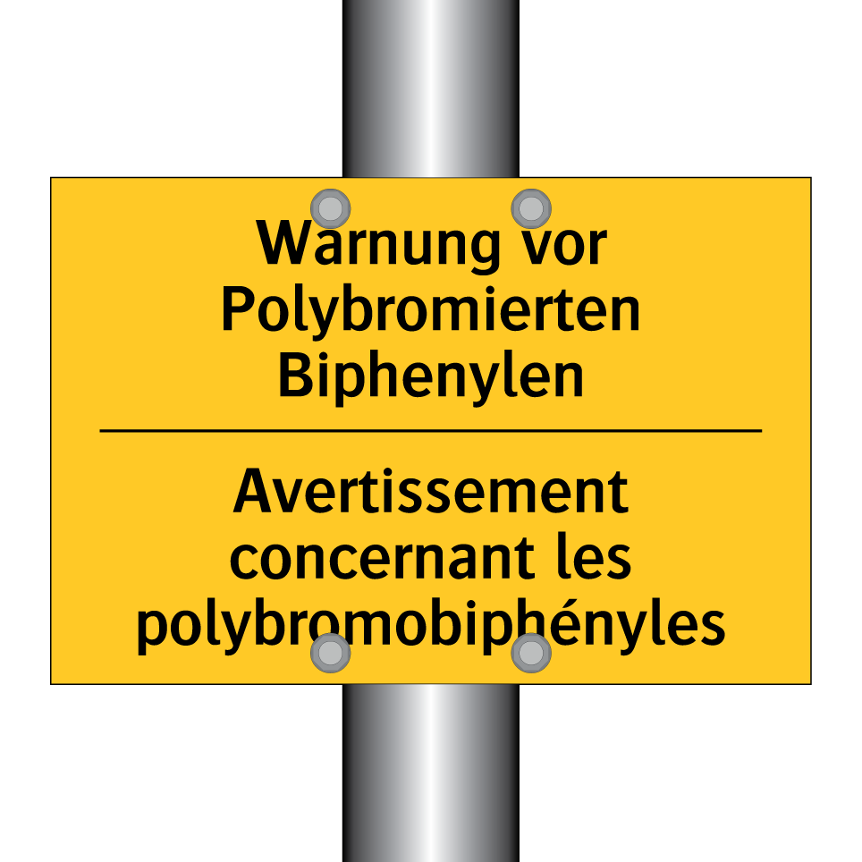 Warnung vor Polybromierten Biphenylen /.../ - Avertissement concernant les polybromobiphényles /.../