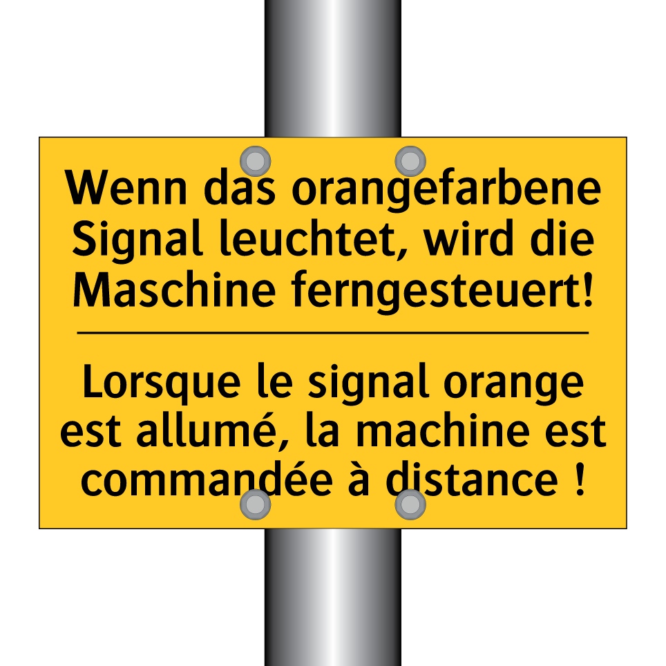 Wenn das orangefarbene Signal /.../ - Lorsque le signal orange est allumé, /.../