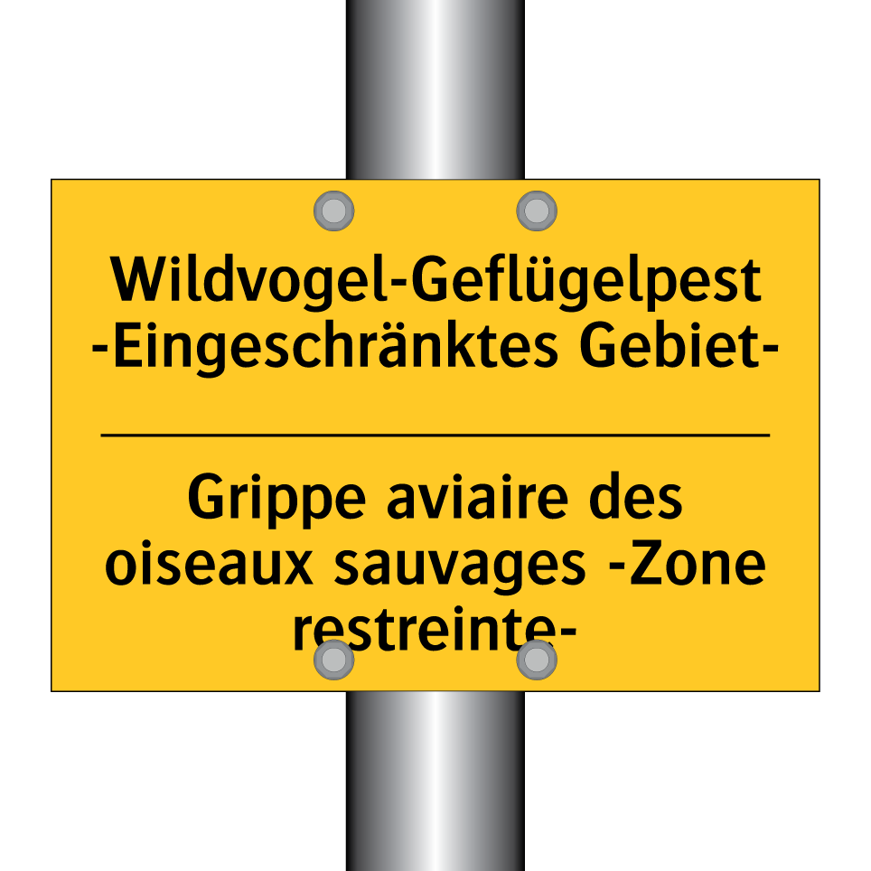 Wildvogel-Geflügelpest -Eingeschränktes /.../ - Grippe aviaire des oiseaux sauvages /.../