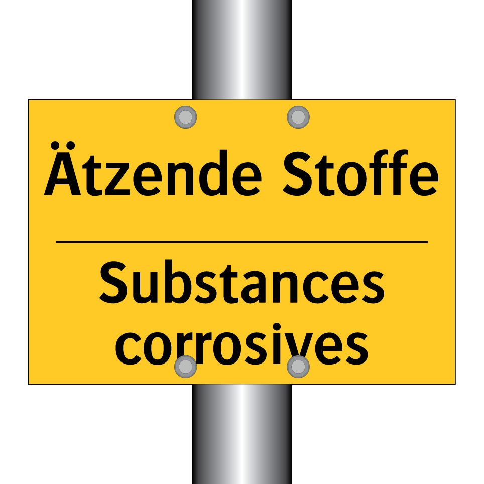 Ätzende Stoffe - Substances corrosives