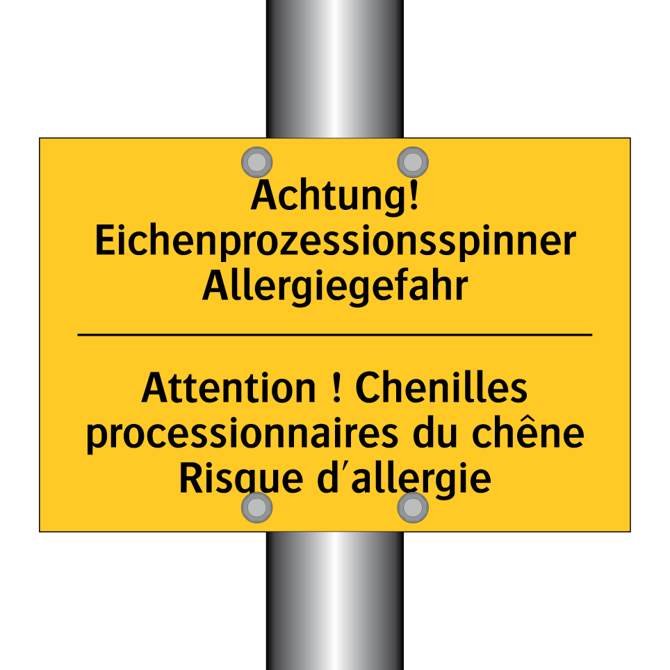 Achtung! Eichenprozessionsspinner /.../ - Attention ! Chenilles processionnaires /.../