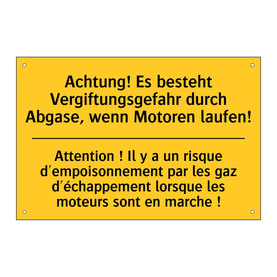 Achtung! Es besteht Vergiftungsgefahr /.../ - Attention ! Il y a un risque d'empoisonnement /.../