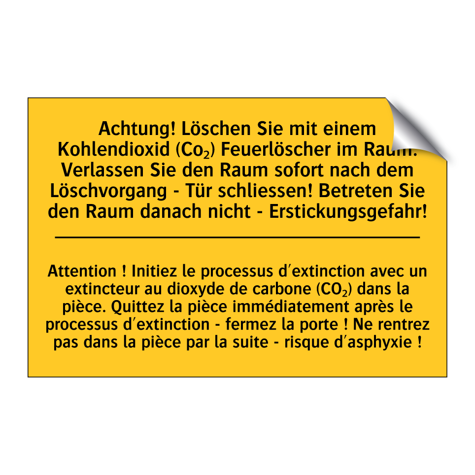 Achtung! Löschen Sie mit einem /.../ - Attention ! Initiez le processus /.../