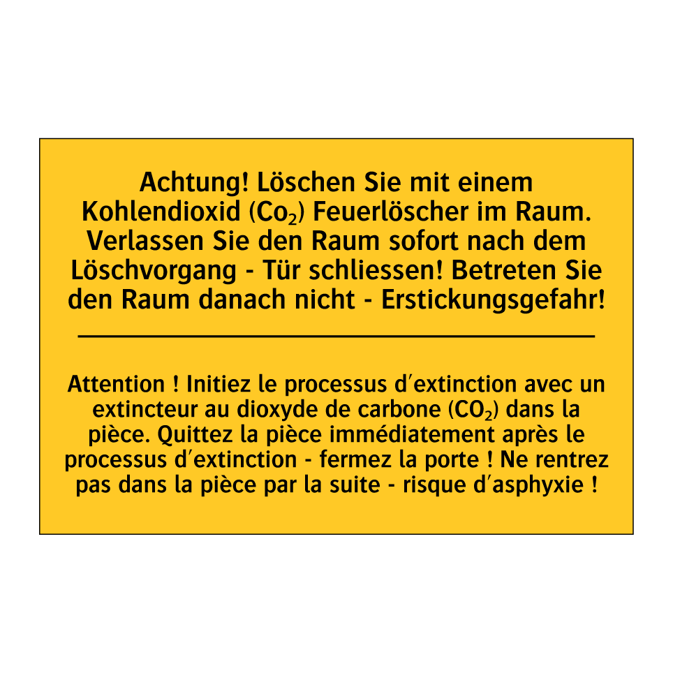 Achtung! Löschen Sie mit einem /.../ - Attention ! Initiez le processus /.../