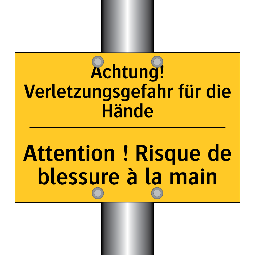 Achtung! Verletzungsgefahr für /.../ - Attention ! Risque de blessure /.../