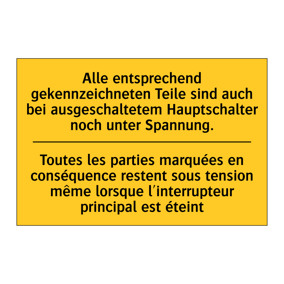 Alle entsprechend gekennzeichneten /.../ - Toutes les parties marquées en /.../