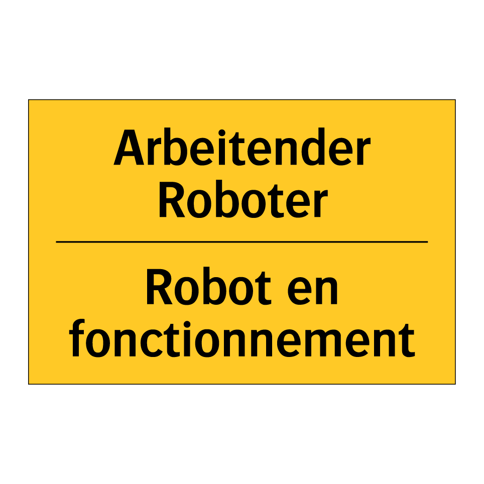 Arbeitender Roboter - Robot en fonctionnement