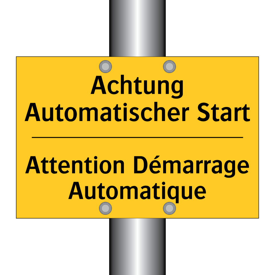 Achtung Automatischer Start - Attention Démarrage Automatique /.../