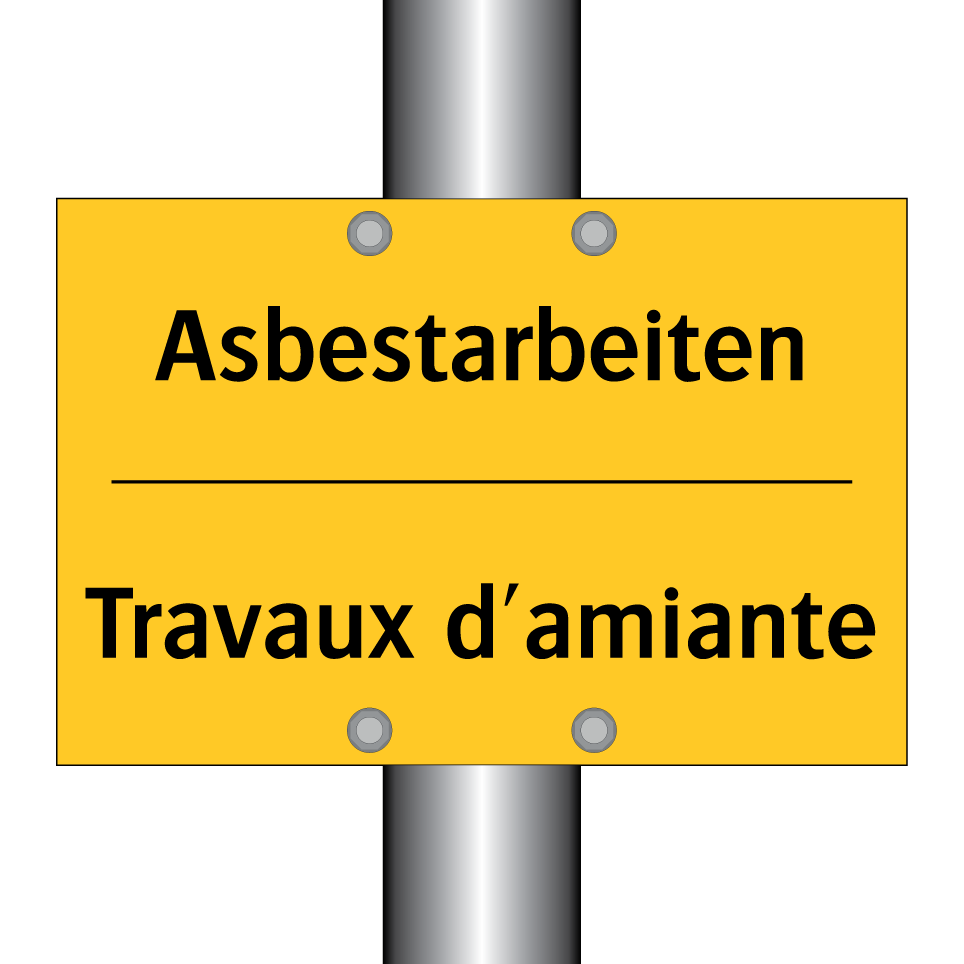 Asbestarbeiten - Travaux d'amiante