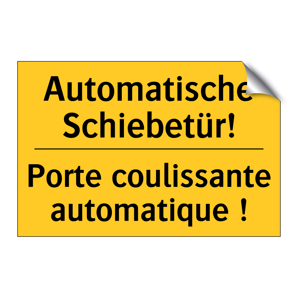 Automatische Schiebetür! - Porte coulissante automatique /.../