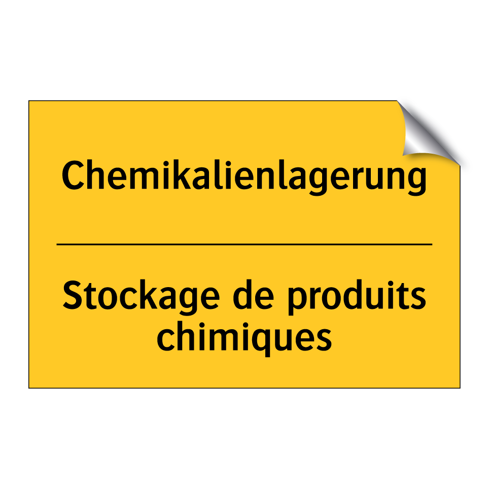 Chemikalienlagerung - Stockage de produits chimiques