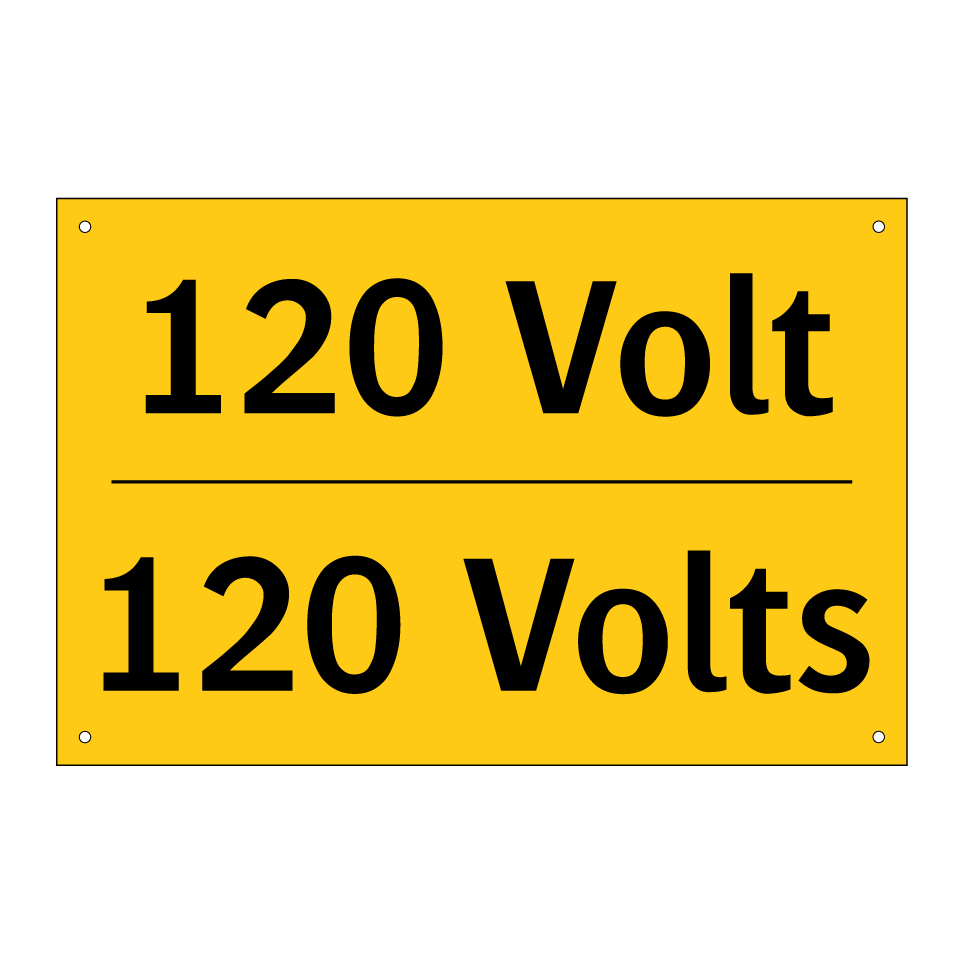120 Volt - 120 Volts