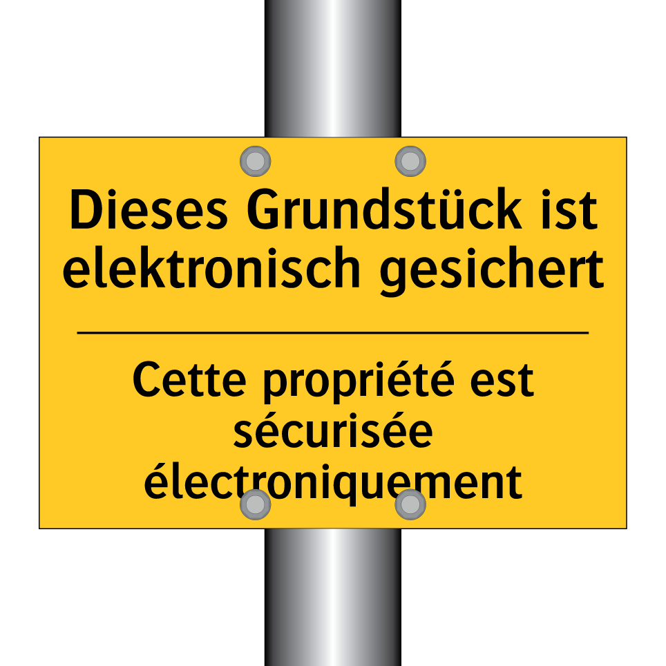 Dieses Grundstück ist elektronisch /.../ - Cette propriété est sécurisée /.../