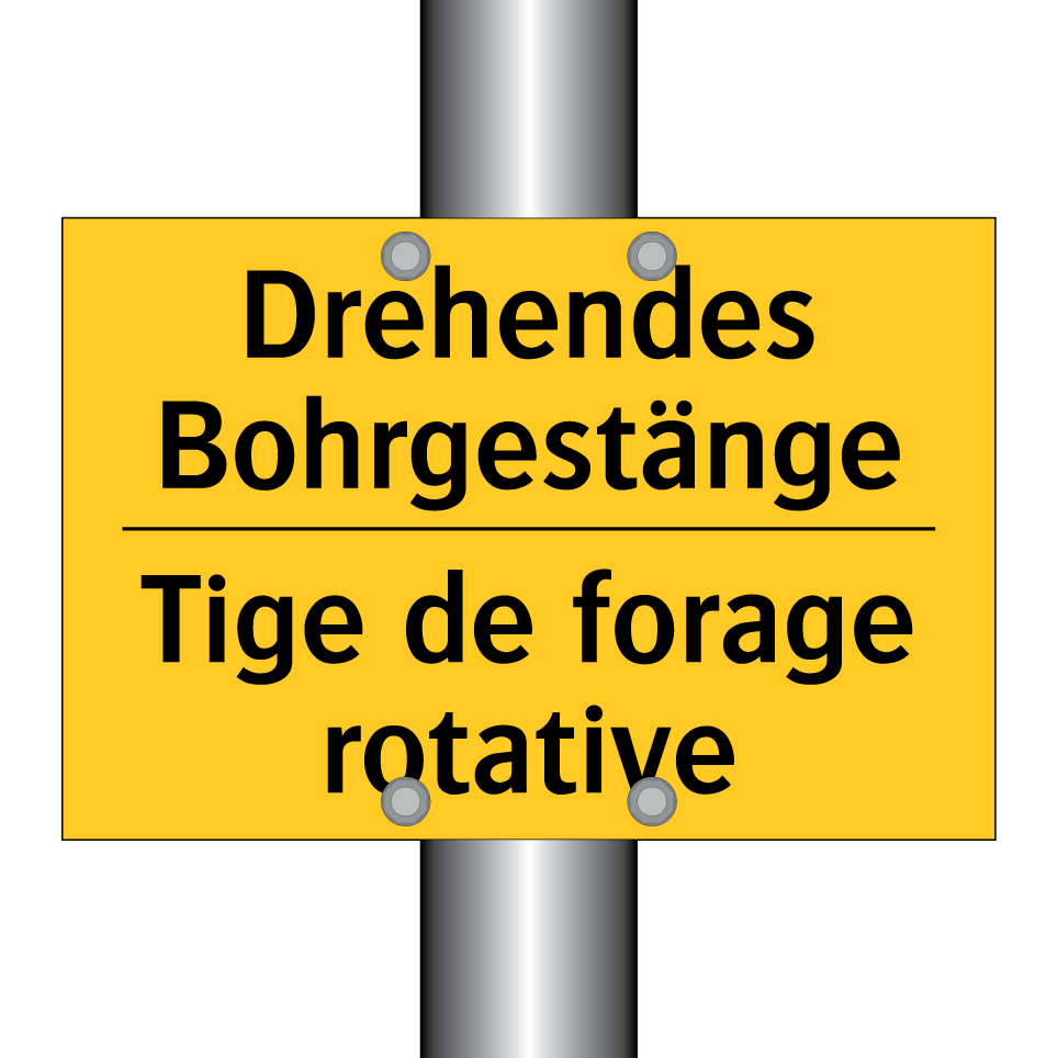 Drehendes Bohrgestänge - Tige de forage rotative