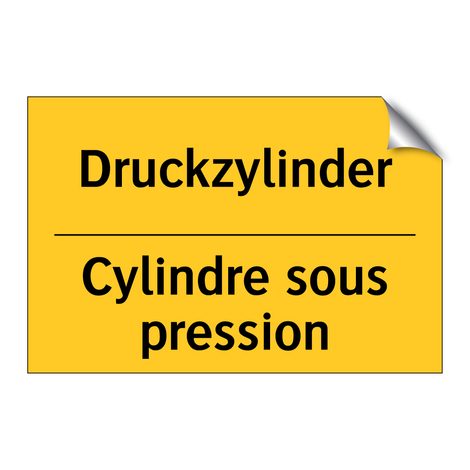 Druckzylinder - Cylindre sous pression