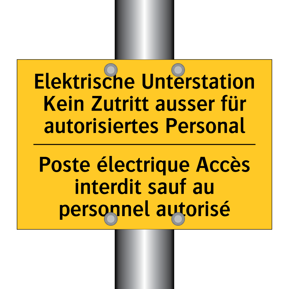 Elektrische Unterstation Kein /.../ - Poste électrique Accès interdit /.../