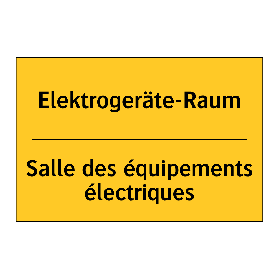 Elektrogeräte-Raum - Salle des équipements électriques /.../