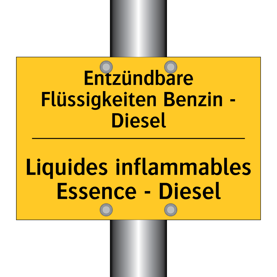 Entzündbare Flüssigkeiten Benzin /.../ - Liquides inflammables Essence /.../
