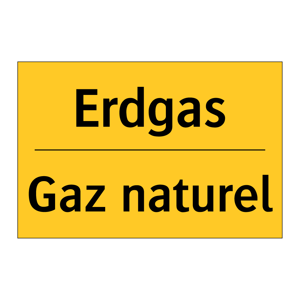 Erdgas - Gaz naturel