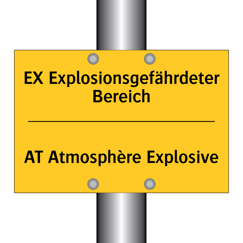 EX Explosionsgefährdeter Bereich /.../ - AT Atmosphère Explosive