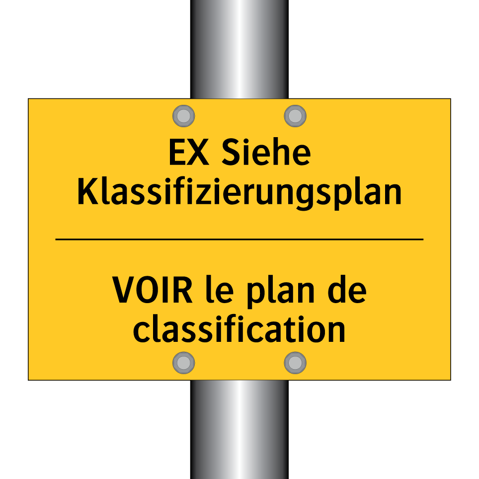 EX Siehe Klassifizierungsplan - VOIR le plan de classification