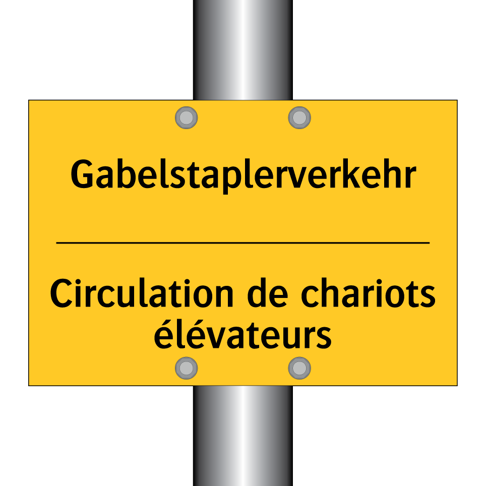 Gabelstaplerverkehr - Circulation de chariots élévateurs /.../